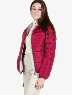 Flight Finery Piumino donna imbottito con cappuccio e zip