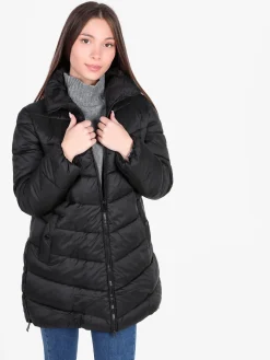 Flight Finery Piumino donna lungo imbottito taglie grandi