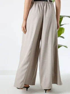 Floria Pantaloni a palazzo da donna con cintura sottile