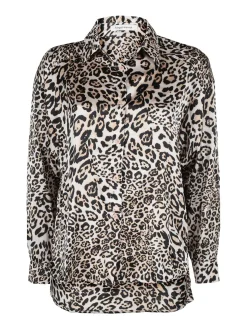 Forget Me Not Camicia donna animalier a maniche lunghe