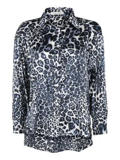Forget Me Not Camicia donna animalier a maniche lunghe