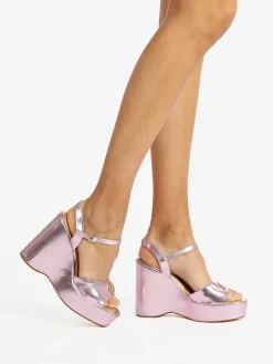 Fornarina Sandali donna con zeppa