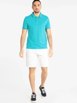 Frankie Malone Bermuda in jeans con strappi da uomo