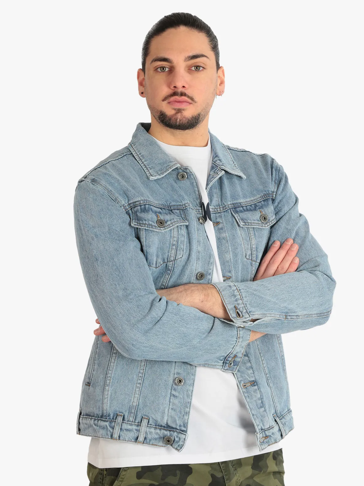 Frankie Malone Giacca in jeans da uomo