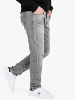 Frankie Malone Jeans da uomo grigio slim fit