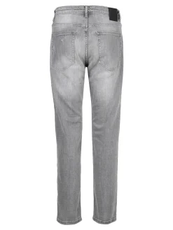 Frankie Malone Jeans da uomo grigio slim fit