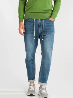 Frankie Malone Jeans uomo modello jogger