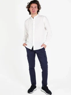 Frankie Malone Pantaloni cargo da uomo in cotone