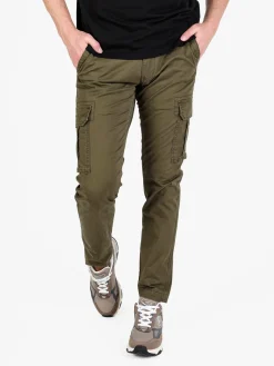 Frankie Malone Pantaloni cargo da uomo in cotone
