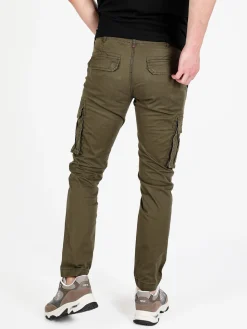Frankie Malone Pantaloni cargo da uomo in cotone