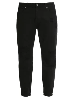 Frankie Malone Pantaloni cropped uomo con strappi