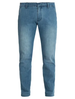 Frankie Malone Pantaloni in cotone uomo effetto jeans