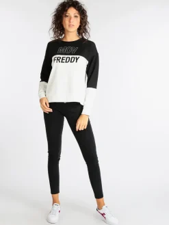 Freddy F2WMVS1 Felpa donna girocollo