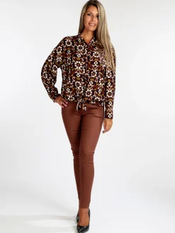 Freesia Pantaloni casual donna con cintura