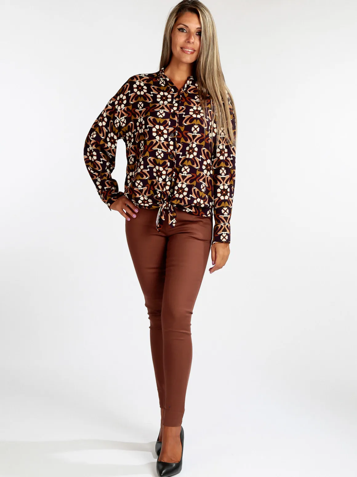 Freesia Pantaloni casual donna con cintura