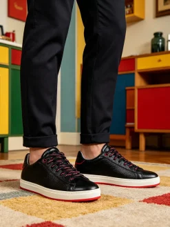 Freetime Sneakers basse in pelle da uomo