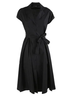 Frenetika Abito a camicia da donna in cotone con maniche corte