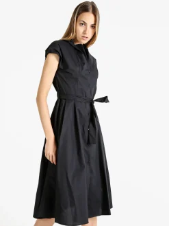 Frenetika Abito a camicia da donna in cotone con maniche corte