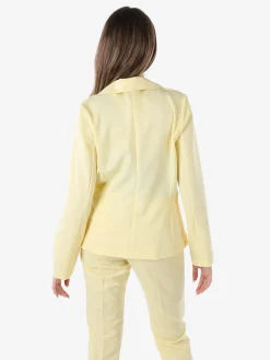 Frenetika Blazer donna con bottone - giallo