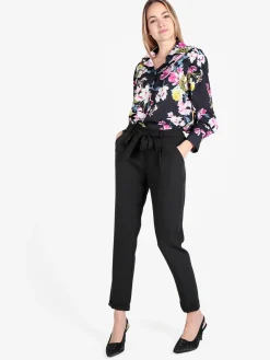 Frenetika Pantaloni classici da donna con risvolto