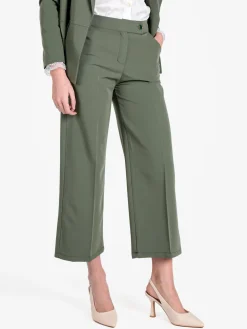 Frenetika Pantaloni da donna crop a palazzo