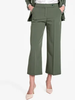 Frenetika Pantaloni da donna crop a palazzo