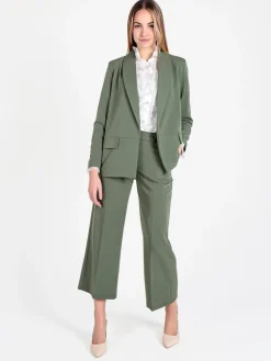 Frenetika Pantaloni da donna crop a palazzo