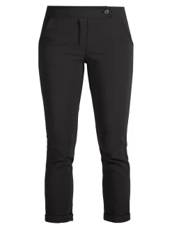 Frenetika Pantaloni da donna modello capri con risvolto