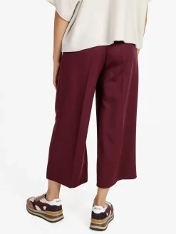 Frenetika Pantaloni donna a palazzo tinta unita - bordeaux