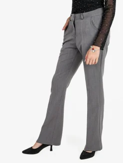 Frenetika Pantaloni donna a zampa - grigio