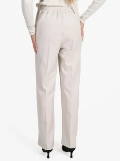 Frenetika Pantaloni donna classici a gamba larga - beige