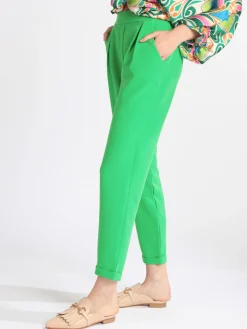 Frenetika Pantaloni donna con risvolto