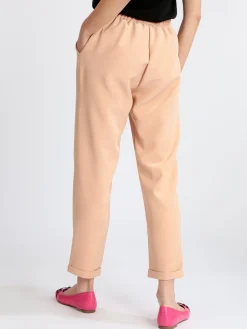 Frenetika Pantaloni donna con risvolto