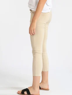 Frenetika Pantaloni elasticizzati donna con risvolto