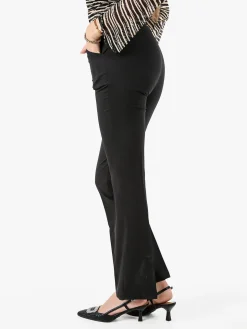 Frenetika Pantaloni eleganti da donna a zampa - nero