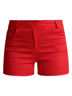 Frenetika Shorts di cotone a vita alta
