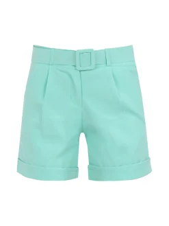 Frenetika Shorts donna con cintura e risvolto