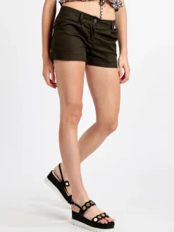 Frenetika Shorts donna in cotone tinta unita