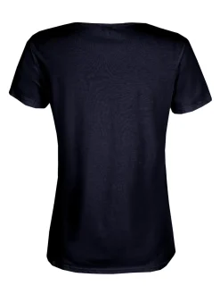 Fuanna T-shirt da pigiama con pizzo