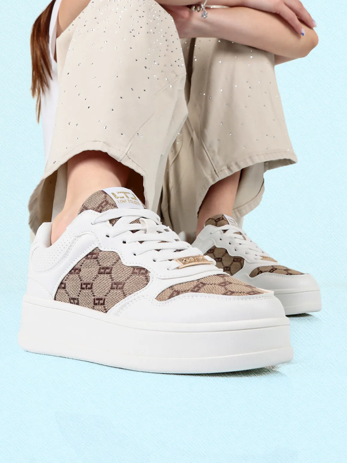 Gai Mattiolo Sneakers stringate da donna con platform