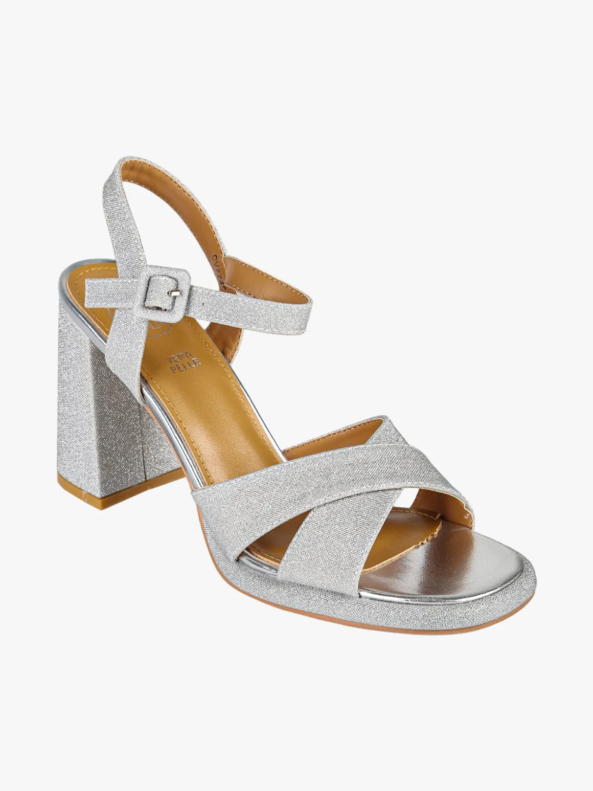 Galia Sandali donna brillantinati con tacco