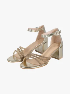 Galia Sandali donna con tacco e fascette di strass