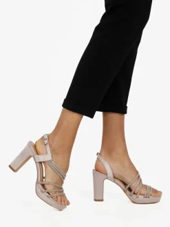 Galia Sandali donna con tacco e plateau