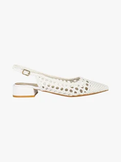 Galia Slingback donna a punta effetto corda
