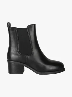 Galia Stivaletti donna chelsea con tacco - nero