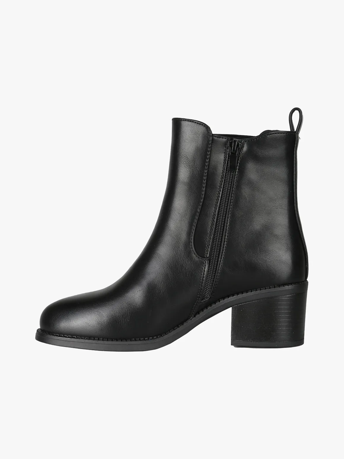 Galia Stivaletti donna chelsea con tacco - nero