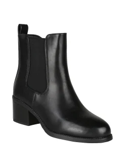 Galia Stivaletti donna chelsea con tacco - nero