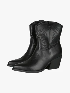 Galia Stivaletti donna texani con ricami - nero