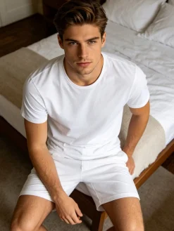 Garda T-shirt intima uomo girocollo