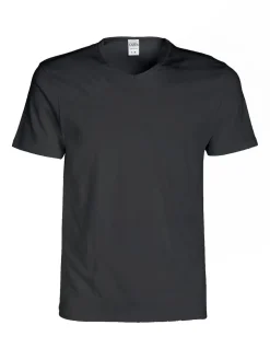 Garda T-shirt intima uomo scollo V in cotone bielastico
